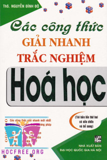 Các Công Thức Giải Nhanh Trắc Nghiệm Hóa Học